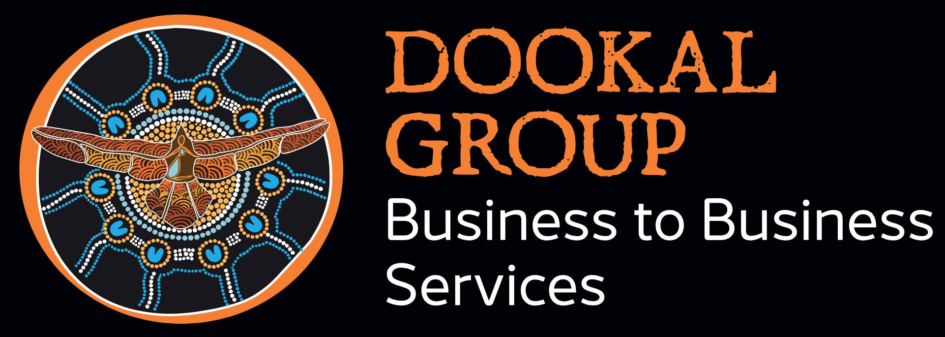 Dookal logo black bg